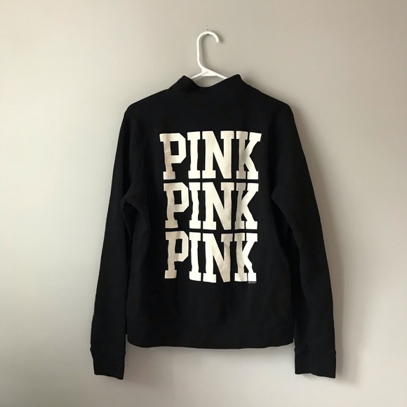 PINK Victoria's Secret Tops - PINK quarter zip sweatshirt